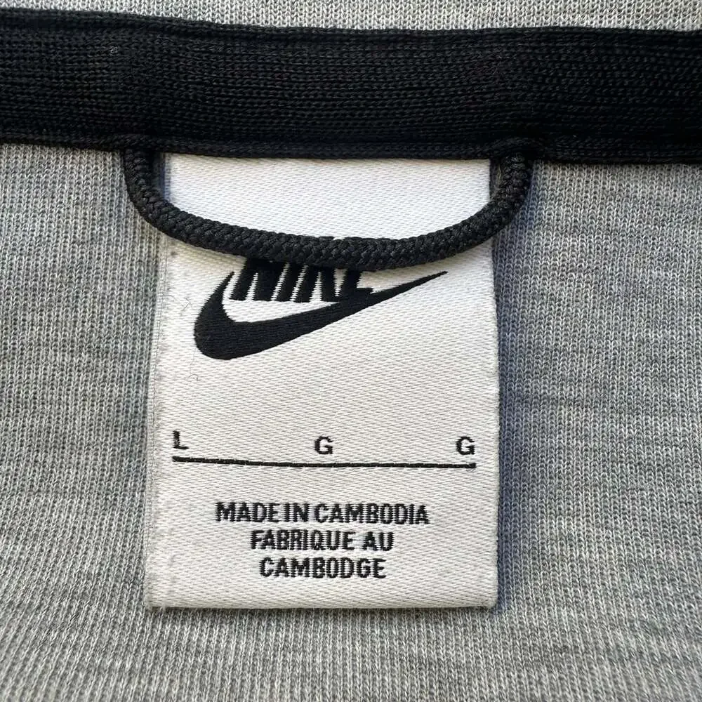 Nike Tech Fleece Full Zip Hoodie Size L Grey